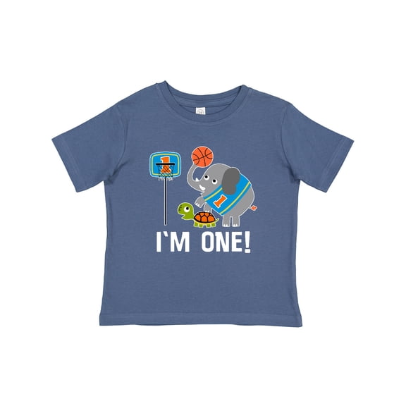 Inktastic Basketball 1st Birthday for One Year Old Boys Baby T-Shirt