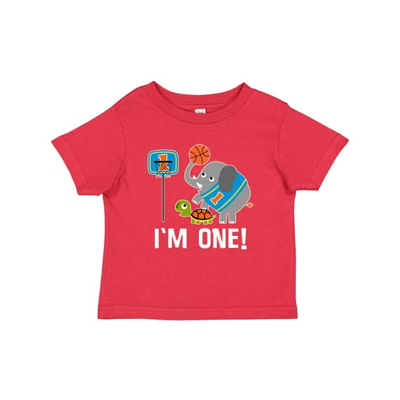 Inktastic Basketball 1st Birthday for One Year Old Boys Baby T-Shirt