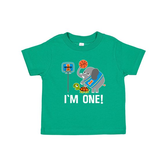 Inktastic Basketball 1st Birthday for One Year Old Boys Baby T-Shirt