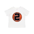 thumbnail image 1 of Inktastic Basketball 2nd Birthday 2 Year Old Boys Toddler T-Shirt, 1 of 5