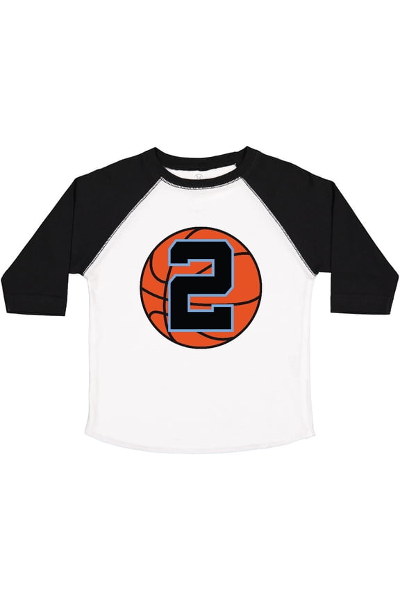 Basketball 2nd Birthday 2 Year Old Boys Toddler T-Shirt
