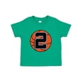 thumbnail image 1 of Inktastic Basketball 2nd Birthday 2 Year Old Boys Toddler T-Shirt, 1 of 5