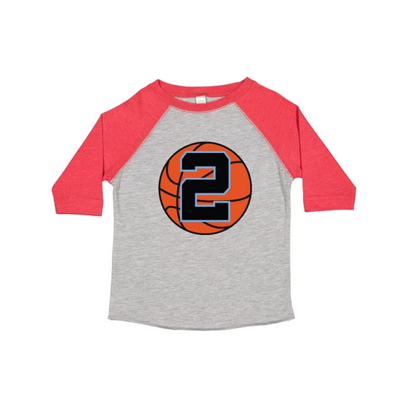Inktastic Basketball 2nd Birthday 2 Year Old Boys Toddler T-Shirt