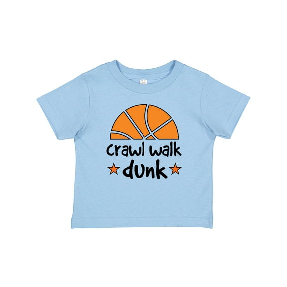 Inktastic Basketball Crawl Walk Dunk Boys or Girls Baby T-Shirt