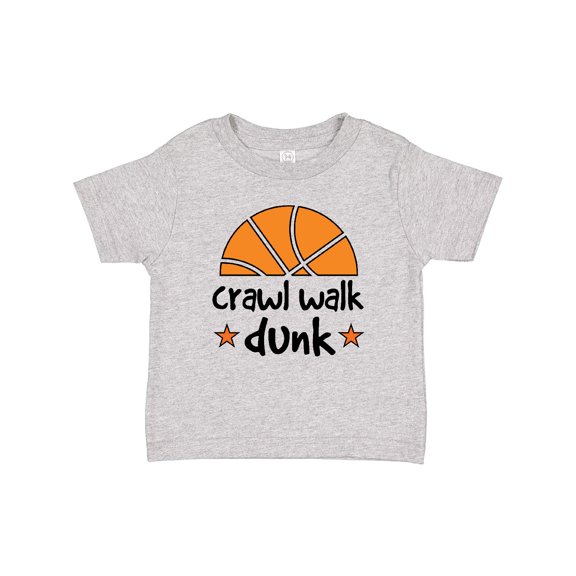 Inktastic Basketball Crawl Walk Dunk Boys or Girls Baby T-Shirt