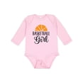 thumbnail image 1 of Inktastic Basketball Girl Sports Gift Girls Long Sleeve Baby Bodysuit, 1 of 5