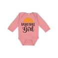 thumbnail image 1 of Inktastic Basketball Girl Sports Gift Girls Long Sleeve Baby Bodysuit, 1 of 5