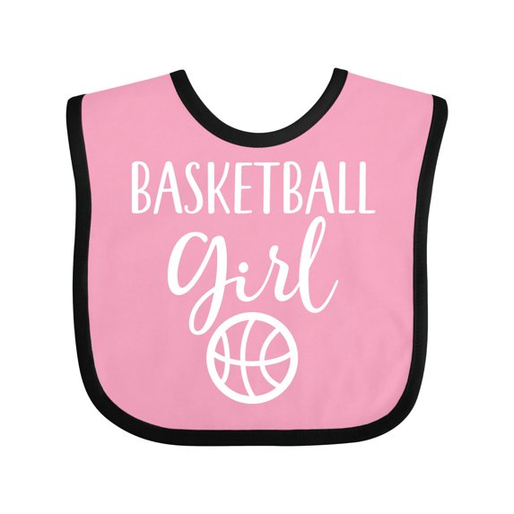 Inktastic Basketball Girl Sports Girls Baby Bib