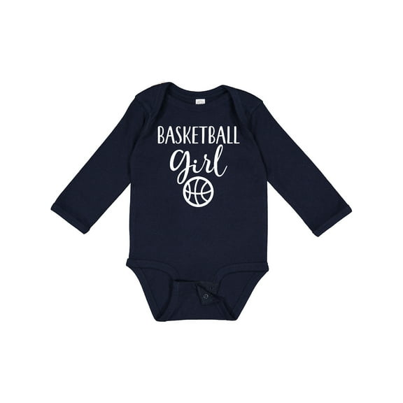Inktastic Basketball Girl Sports Girls Long Sleeve Baby Bodysuit