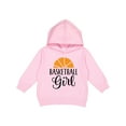 thumbnail image 1 of Inktastic Basketball Girl Sports Toddler Hoodie, 1 of 4