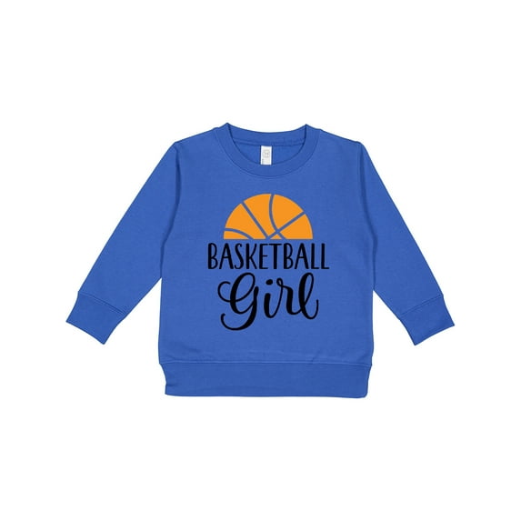 Inktastic Basketball Girl Sports Toddler Sweatshirt