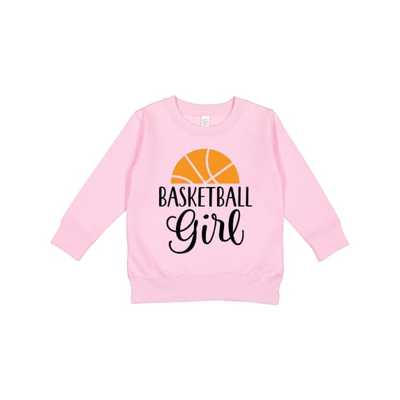 Inktastic Basketball Girl Sports Toddler Sweatshirt