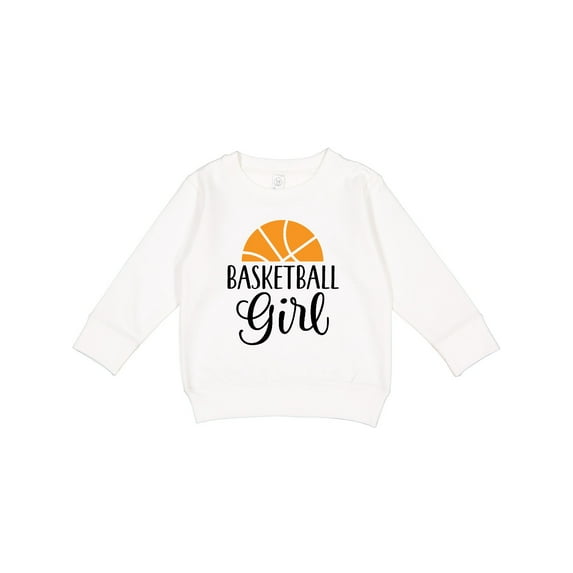 Inktastic Basketball Girl Sports Toddler Sweatshirt