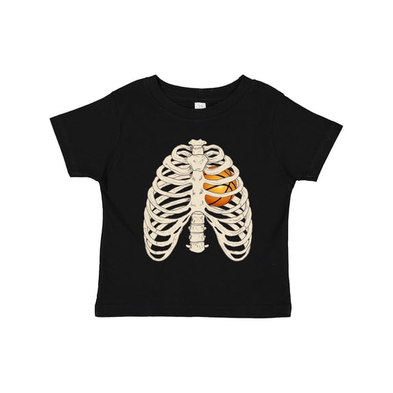 Inktastic Basketball Heart Boys or Girls Toddler T-Shirt