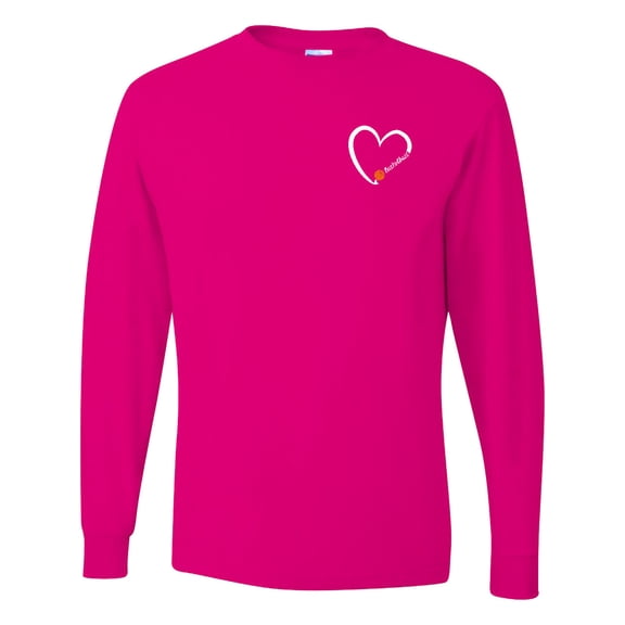 Inktastic Basketball Heart Long Sleeve T-Shirt
