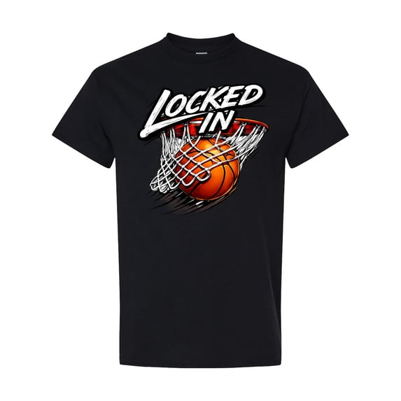Inktastic Basketball Locked in T-Shirt