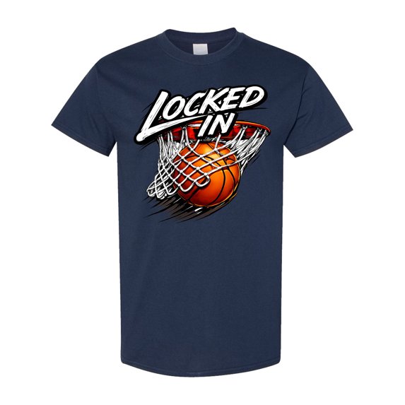 Inktastic Basketball Locked in T-Shirt