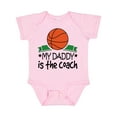thumbnail image 1 of Inktastic Basketball My Daddy is the Coach Boys or Girls Baby Bodysuit, 1 of 5