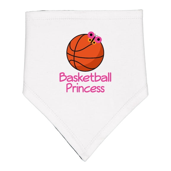 Inktastic Basketball Princess Baby Bandana Bib