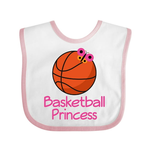 Inktastic Basketball Princess Girls Baby Bib