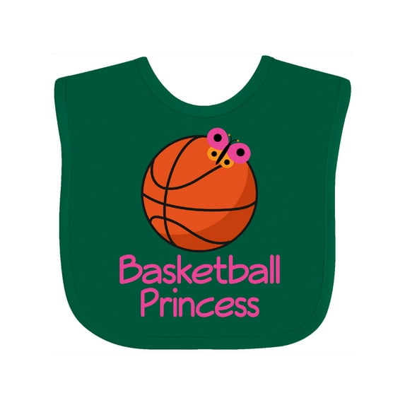 Inktastic Basketball Princess Girls Baby Bib