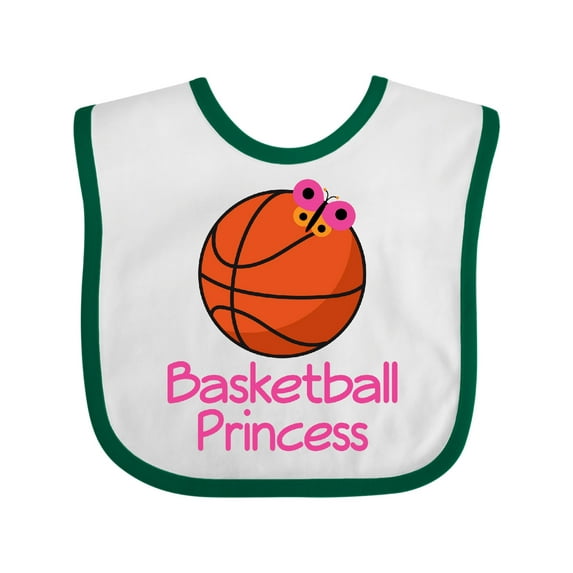 Inktastic Basketball Princess Girls Baby Bib