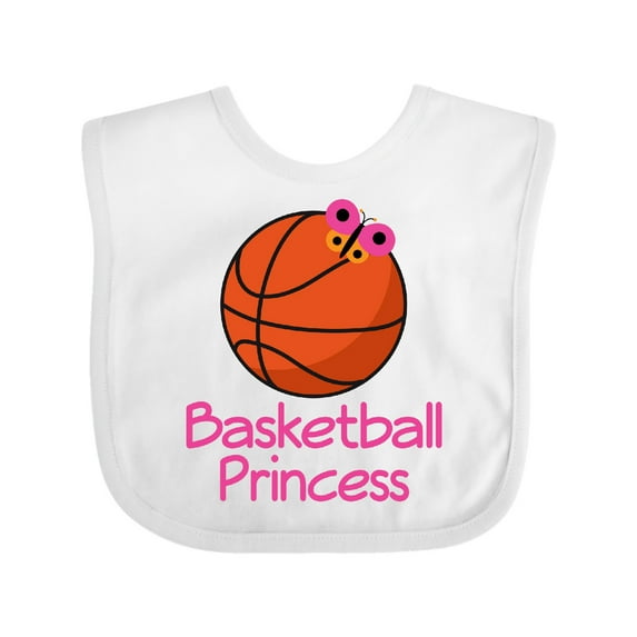 Inktastic Basketball Princess Girls Baby Bib