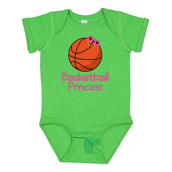 Inktastic Basketball Princess Girls Baby Bodysuit