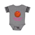 thumbnail image 1 of Inktastic Basketball Princess Girls Baby Bodysuit, 1 of 4