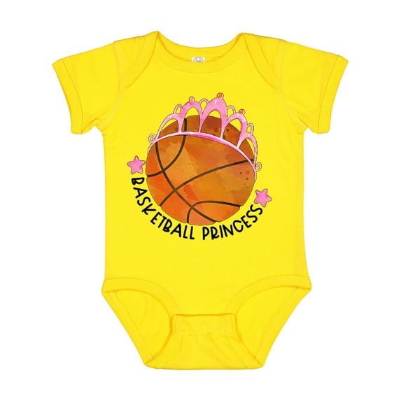 Inktastic Basketball Princess Tiara Girls Baby Bodysuit