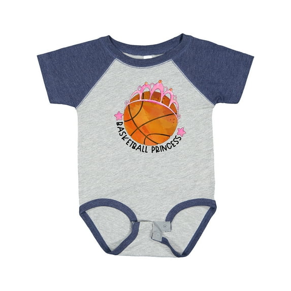 Inktastic Basketball Princess Tiara Girls Baby Bodysuit