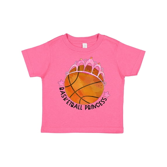 Inktastic Basketball Princess- Tiara Girls Toddler T-Shirt