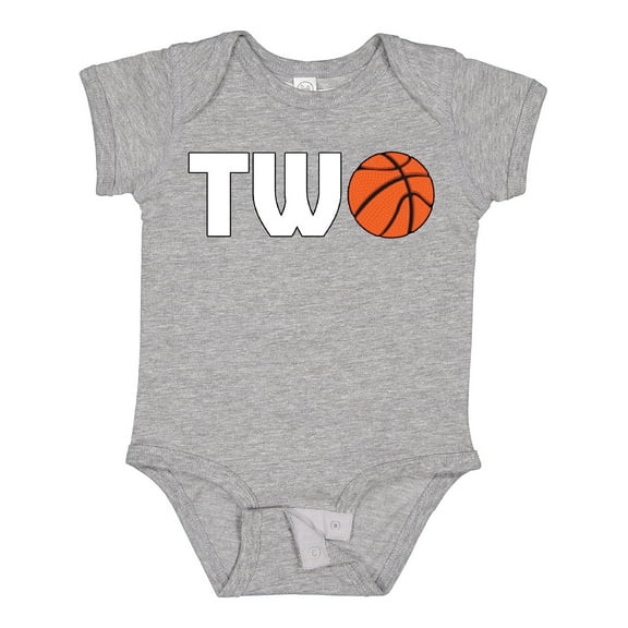 Inktastic Basketball Second Birthday Boys or Girls Baby Bodysuit