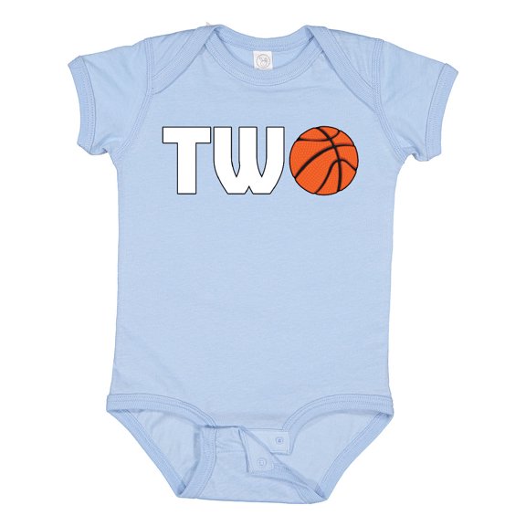 Inktastic Basketball Second Birthday Boys or Girls Baby Bodysuit