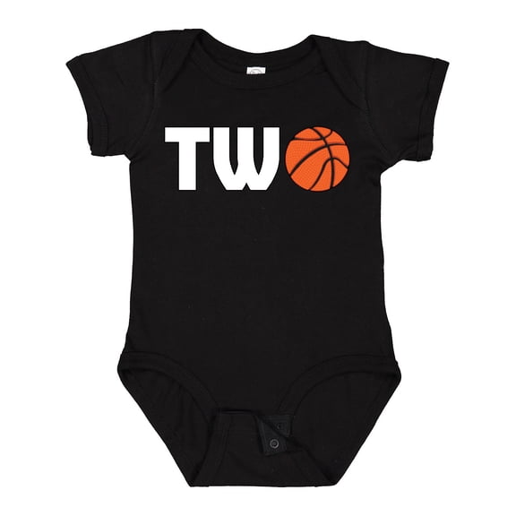 Inktastic Basketball Second Birthday Boys or Girls Baby Bodysuit