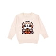 thumbnail image 1 of Inktastic Basketball Sloth Toddler Sweatshirt, 1 of 4