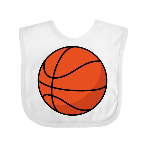 Inktastic Basketball Sports Ball Boys or Girls Baby Bib