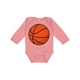thumbnail image 1 of Inktastic Basketball Sports Ball Boys or Girls Long Sleeve Baby Bodysuit, 1 of 5