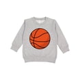 thumbnail image 1 of Inktastic Basketball Sports Ball Toddler Sweatshirt, 1 of 4