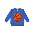thumbnail image 1 of Inktastic Basketball Sports Ball Toddler Sweatshirt, 1 of 4