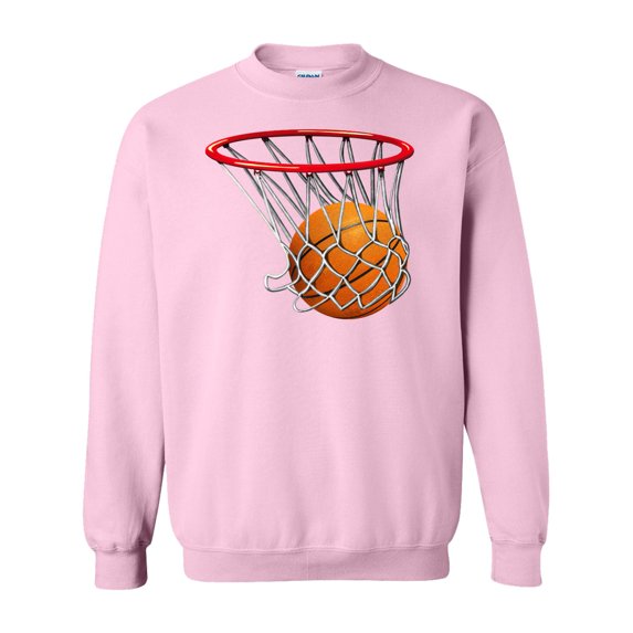 Inktastic Basketball Swish Adult Sweatshirt