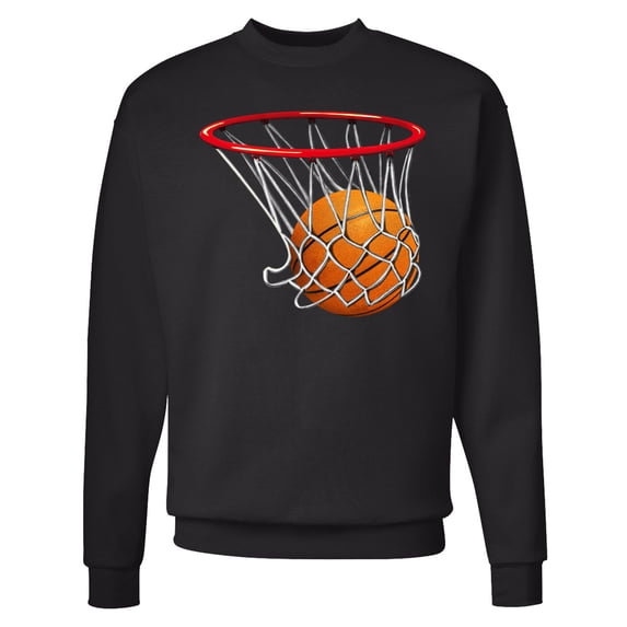 Inktastic Basketball Swish Adult Sweatshirt