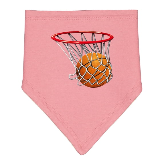 Inktastic Basketball Swish Baby Bandana Bib