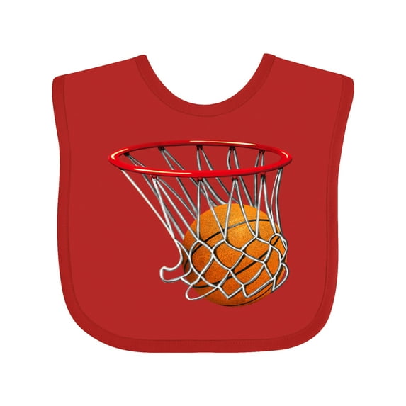 Inktastic Basketball Swish Boys or Girls Baby Bib