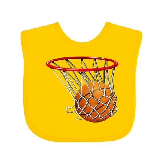 Inktastic Basketball Swish Boys or Girls Baby Bib