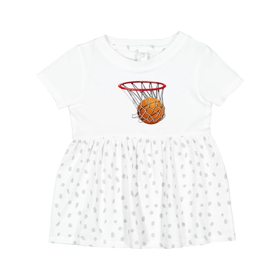 Inktastic Basketball Swish Girls Baby Dress