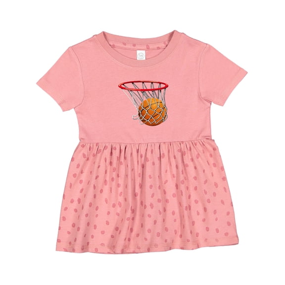 Inktastic Basketball Swish Girls Baby Dress