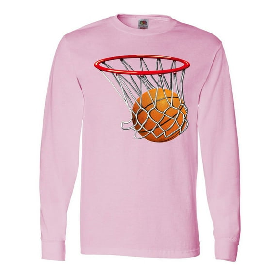 Inktastic Basketball Swish Long Sleeve T-Shirt