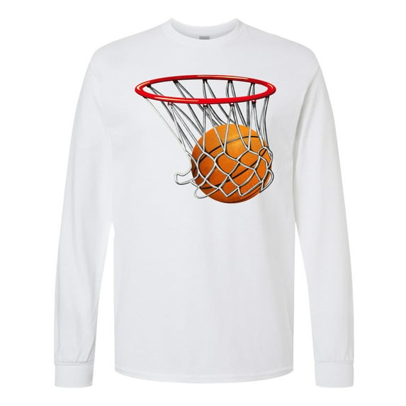 Inktastic Basketball Swish Long Sleeve T-Shirt