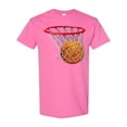 thumbnail image 1 of Inktastic Basketball Swish T-Shirt, 1 of 5